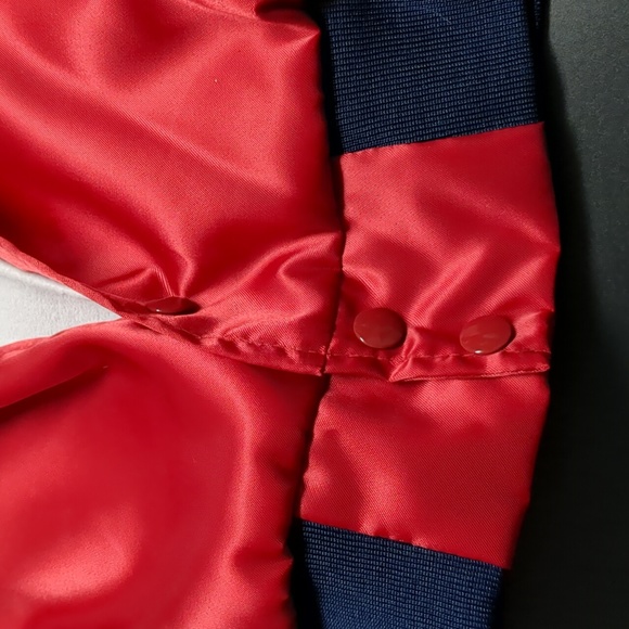 Vintage Budweiser Men's Varsity Snap Button Jacket. - Picture 7 of 10